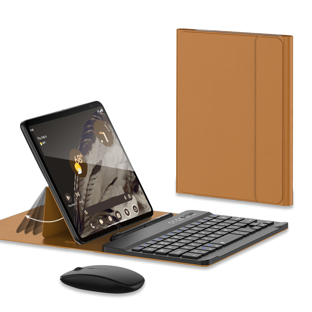 Pro Samsung Galaxy Fold / Z Fold Series PU kožené pouzdro Nastavitelný kryt stojanu s Bluetooth klávesnicí Pro Samsung Galaxy Fold / Z Fold Series PU kožené pouzdro Nastavitelný kryt stojanu s Bluetooth klávesnicí